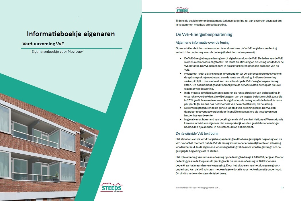 Informatieboekje eigenaren (voorbeeld)